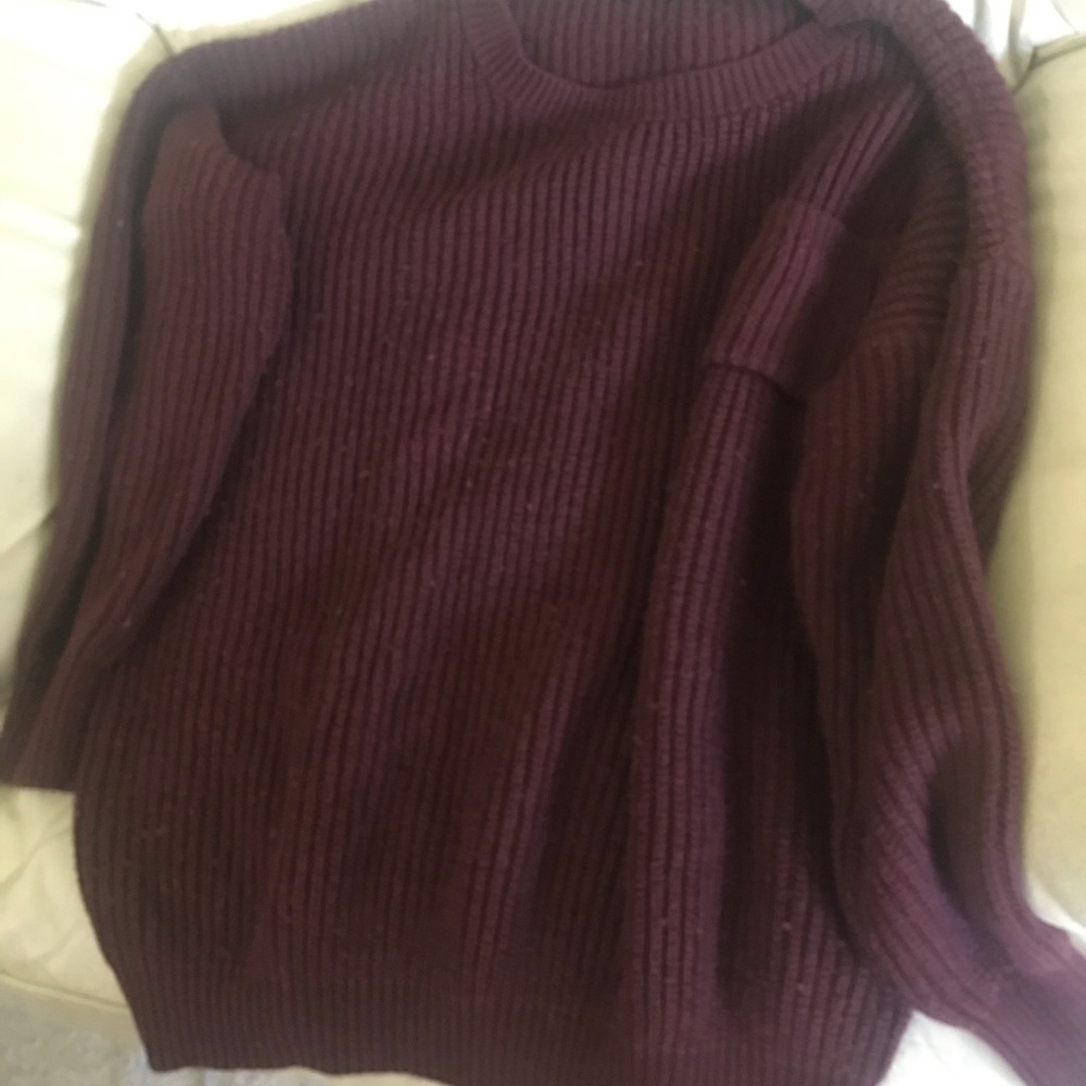 Alinfu maroon sweater